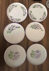 Özel Tasarım Lavander Seris Pasta Tabak Seti - 19CM