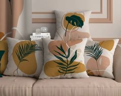 Tropikal Desen Kirlent Takımı 43CM*43CM