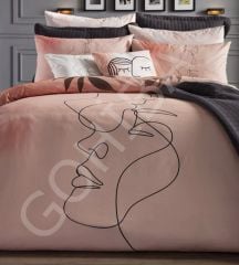 Doqu Home özel aşk tasarımlı nevresim takımı
