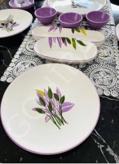 KAHVALTI TAKIMI LAVENDER 23 PARÇA 6 KİŞİ