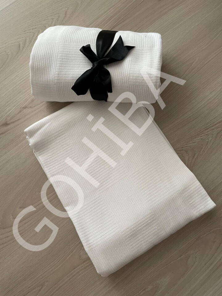 GOHİBA Hotel Collection Beyaz Otel Banyo Havlusu 70x140 cm