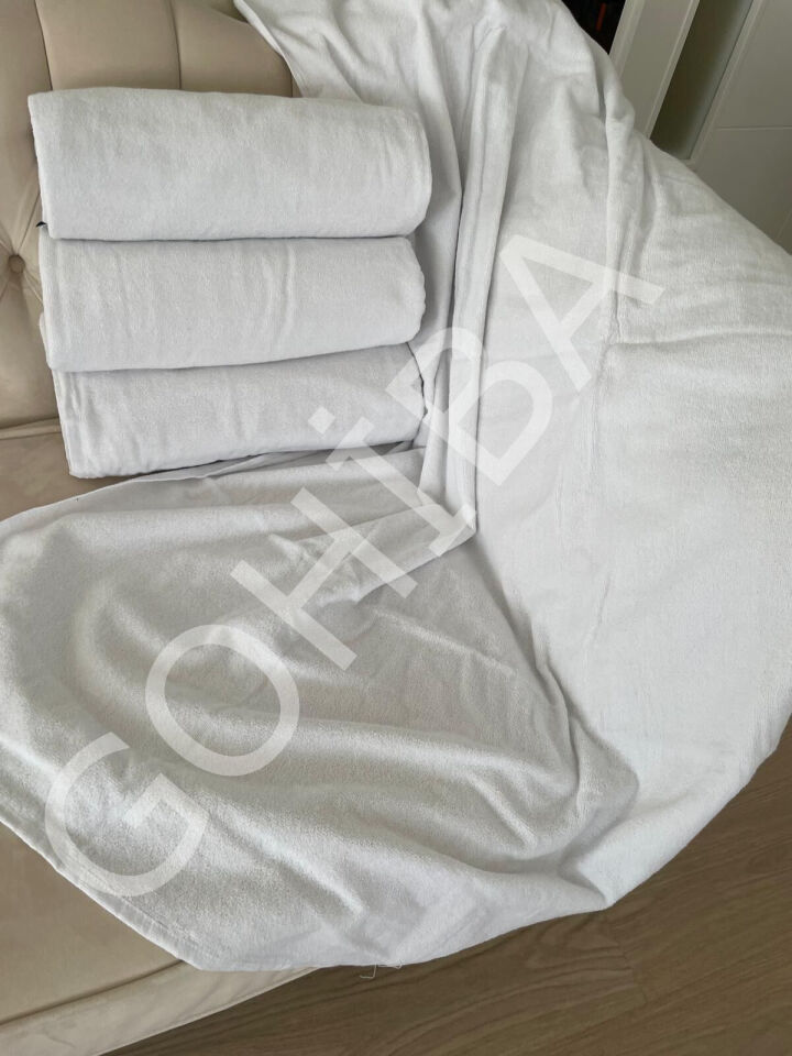 GOHİBA Hotel Collection Beyaz Otel Banyo Havlusu 70x140 cm