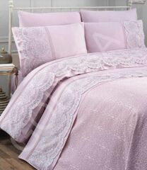 PİKE NEVRESİM TAKIMI SATEN PUDRA SET