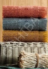 SULTAN SERİSİ %100 PAMUKLU  HAVLU ŞIK 50CM*90CM GRİ