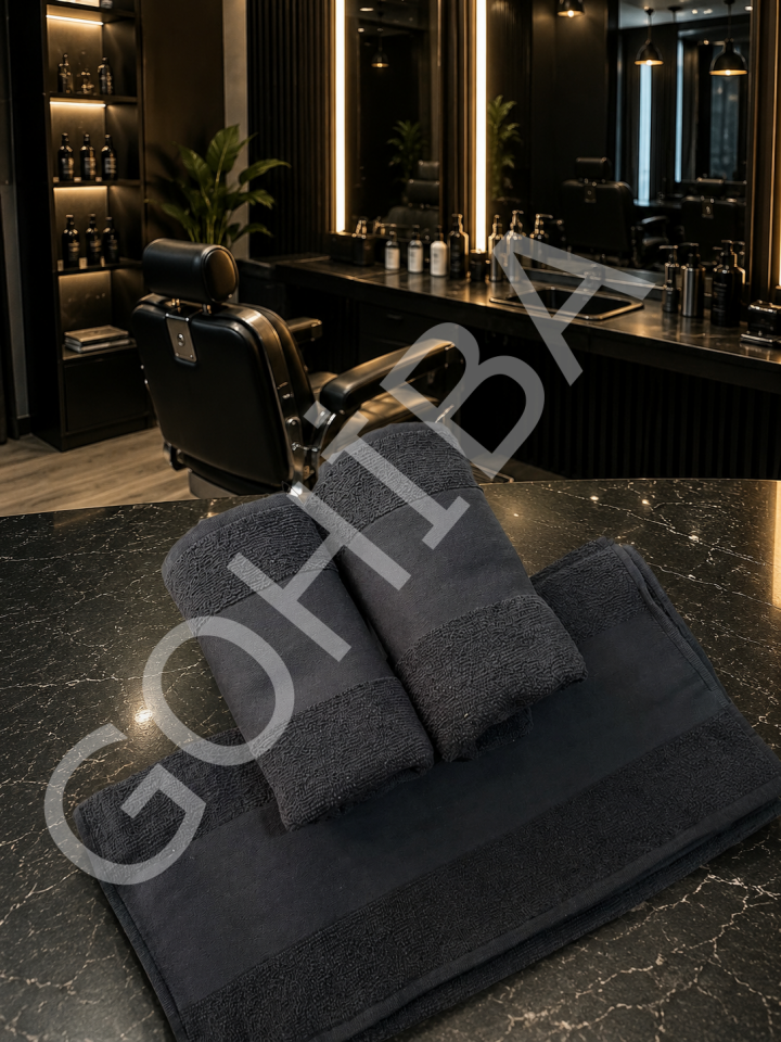 GOHİBA PRO %100 Pamuklu Kuaför ve Berber Havlusu 50x90 cm