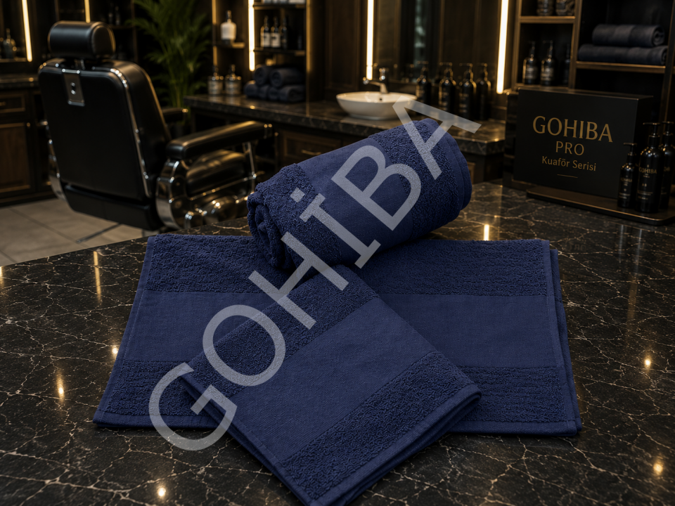 GOHİBA PRO %100 Pamuklu Kuaför ve Berber Havlusu 50x90 cm