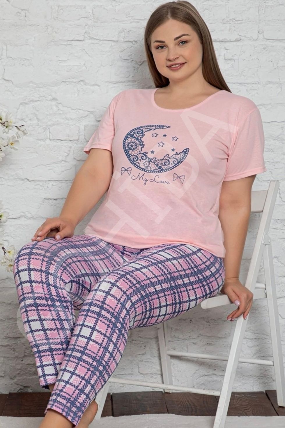 Kadın Pijama Takımı XXL