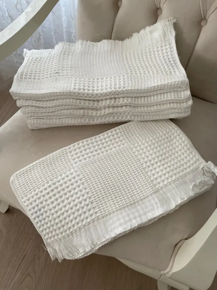 Waffle Havlu – Özel Dokulu El ve Yüz Havlusu 50×90 cm