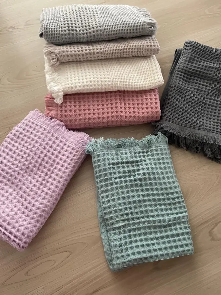 Waffle Havlu – Özel Dokulu El ve Yüz Havlusu 50×90 cm
