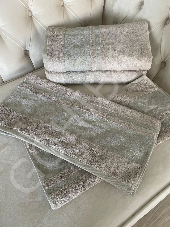 Orijinal Gohiba Premium Bambu El Havlusu 50 x 90 cm Yüksek Gramajlı GRİ