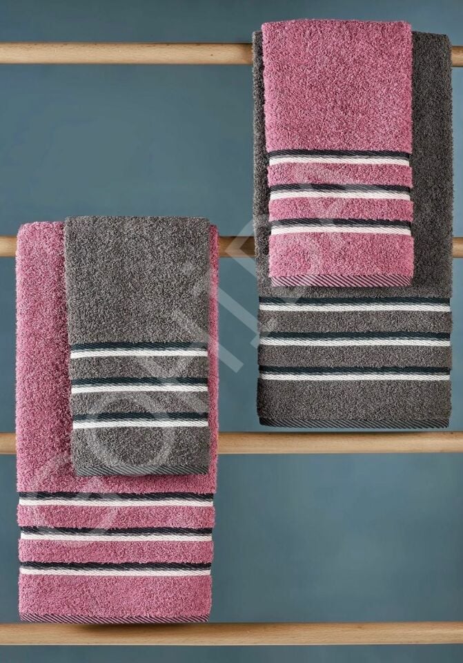 Banyo Havlusu Takımı koyu kahve